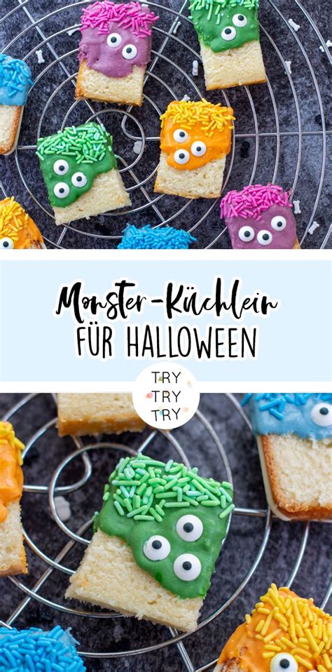 Maybe you would like to learn more about one of these? Monster-Küchlein für Halloween | Monster kuchen, Halloween ...