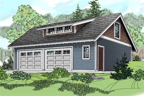 Common types of carriage house plans. Craftsman Carriage House with Shed Dormer - 72794DA ...