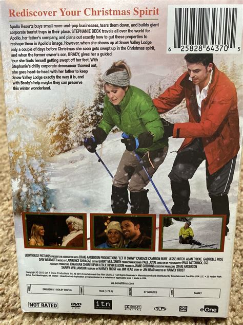 Let It Snow Dvd Hallmark Channel Original Christmas Candace Cameron