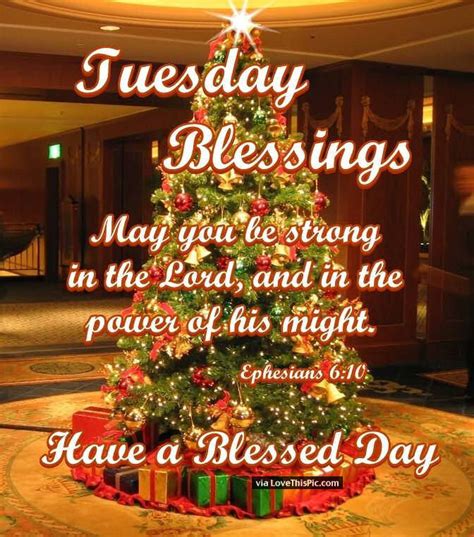 Tuesday Blessings Inspirational Christmas Quote Pictures Photos And
