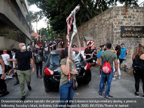 Beirut Explosion Protests Continue As Anger Grows Over Deadly Blast
