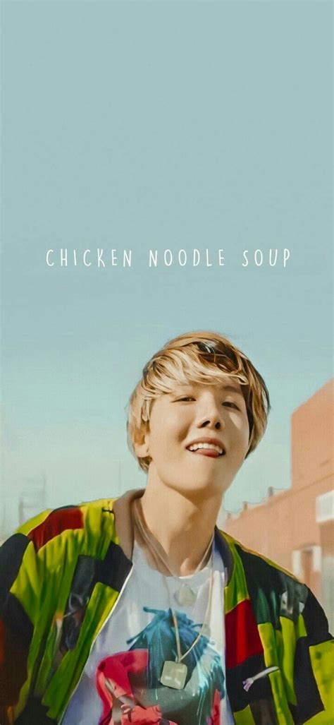 Chicken Noodle Soup With A Soda On The Side Hoseok Bts Bts