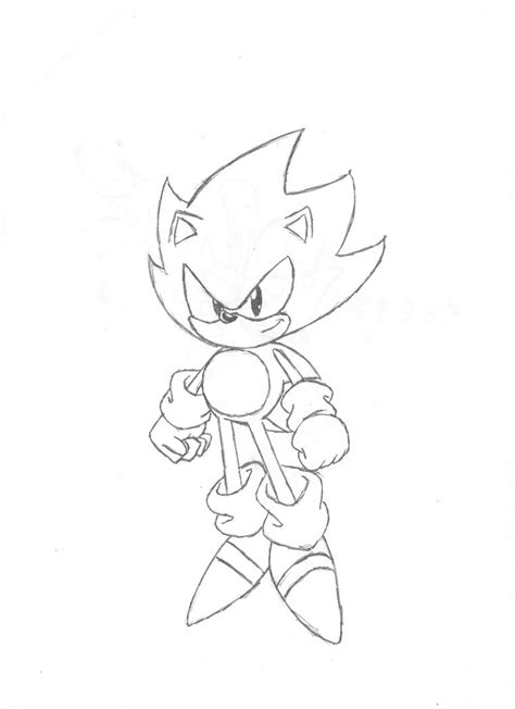 Sonic coloring pages are among the most sought after video game coloring pages all over the world with parents often looking for them on the internet. Classic Super Sonic - Free Coloring Pages