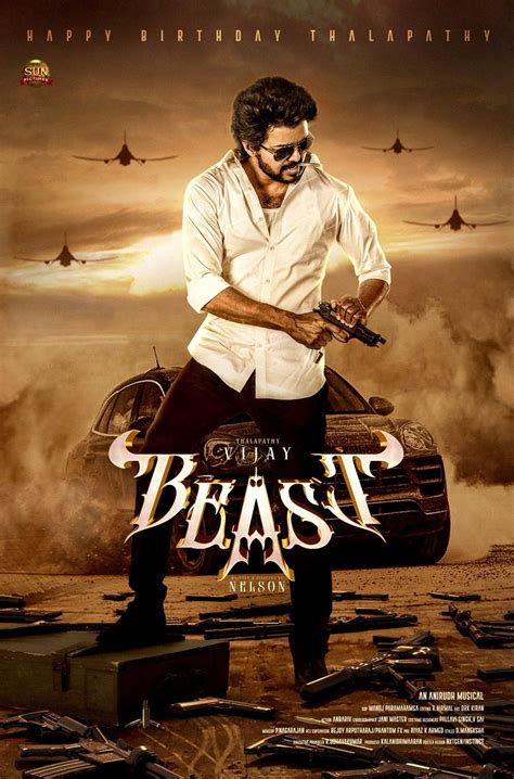 Beast Tamil Movie Poster Mixindia
