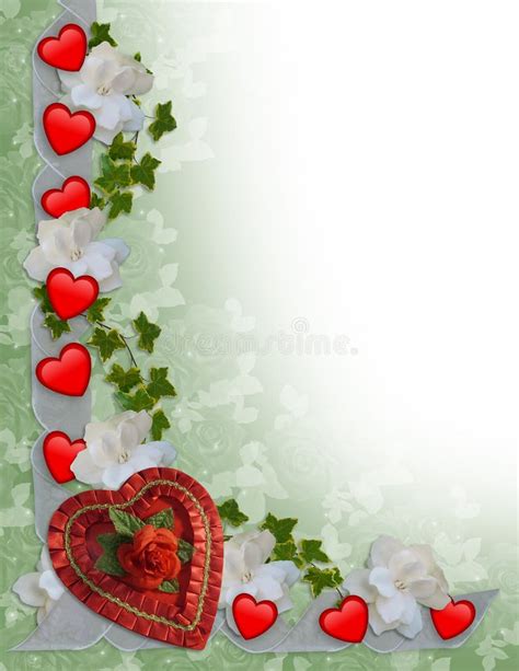 Valentines Day Border Stock Illustrations 48165 Valentines Day