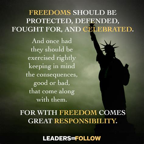 What Freedom Really Means Leaders That Follow