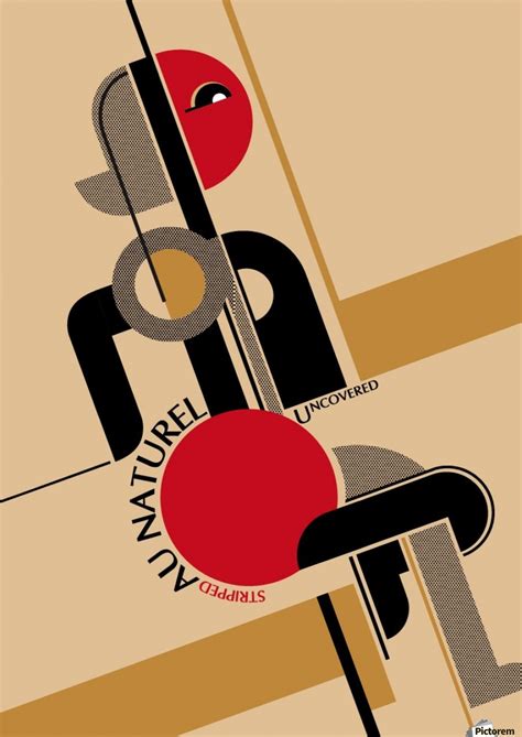 Bauhaus Nude Vintage Poster