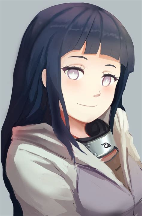 Naruto Shippuden Hinata Hyuga Anime Girl Cute Kawaii Smile Hinata