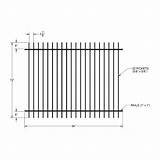 Picket Fence Dimensions Images