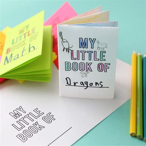 4 one page minibook templates. Foldables: Make an 8-page mini book from one sheet of ...