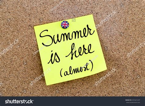 Written Text Summer Almost Here Over Stock Photo 451621237 Shutterstock