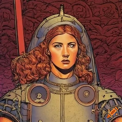 Joan Of Arc In Moebius Comic Art