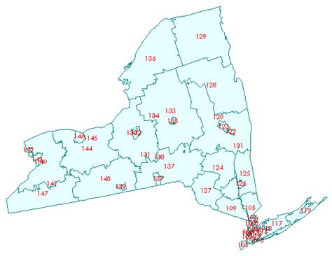 New York State Map With Zip Codes