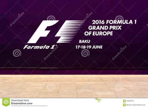 The first grand prix in baku was held in 2016, as the european grand prix. Formule 1, Grand Prix De Banner Van Van Europa, Baku 2016 ...