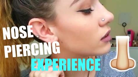 I Got A Nose Piercing Pain Pricing Healing And Experience Youtube