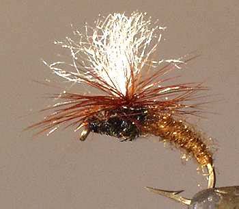 Check spelling or type a new query. Brown Klinkhammer Midge Emerger fly pattern for trout