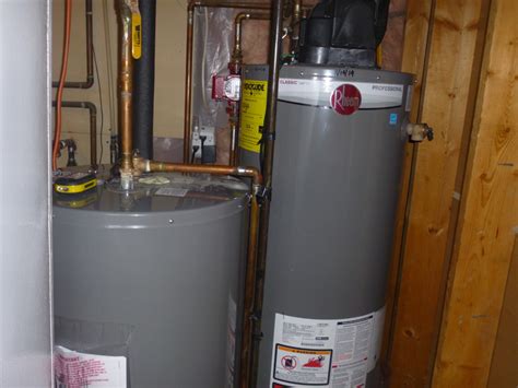 In many traditionally gas water heating areas, the operating cost of electric water heaters is equal to or less than their gas counterparts. 2 Water Heaters In Series - Plumbing - DIY Home ...