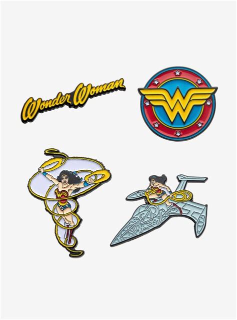Dc Comics Wonder Woman Enamel Pin Set Vinyl Figures Enamel Pins Dc