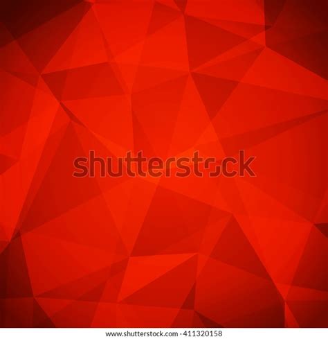 Abstract Red Polygon Background Vector Stock Vector Royalty Free