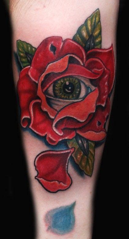 Eye Flower Tattoo Rose Eye Tattoo Design Tattoos