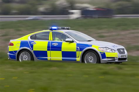 First Jaguar Xf Police Cars Go On Duty In The Uk