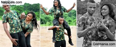 these cute pre wedding photos of female soldier and her soldier beau are just ‘all that gistmania