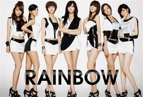 rainbow korean girlband super cute korean