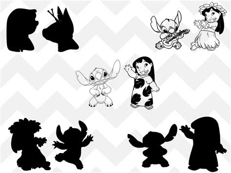 Stitch Free Svg : Stitch Silhouette Disney Lilo & Stitch SVG Files