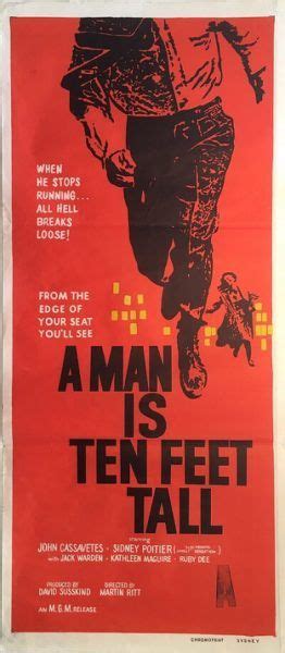 A Man Is Ten Feet Tall Edge Of The City1957 Original Vintage