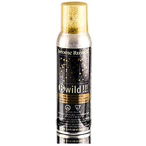 This thermal protectant spray for hair can handle. Jerome Russell B WILD Hair & Body GLITTER, Spray On ...