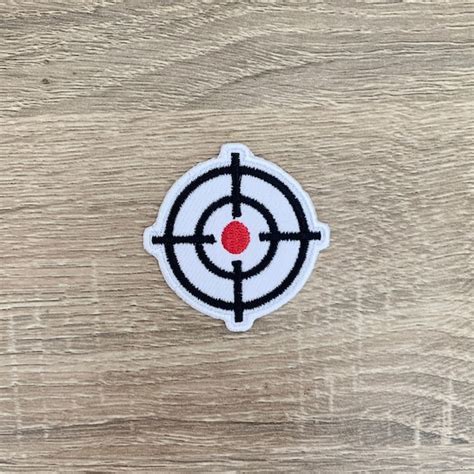 Target Shooting Iron On Patch Target Patches Cartoon Patches Etsy