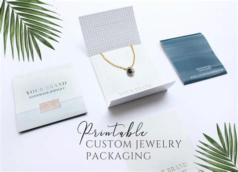 Professional Custom Jewelry Package For Necklaces Earrings Etsy