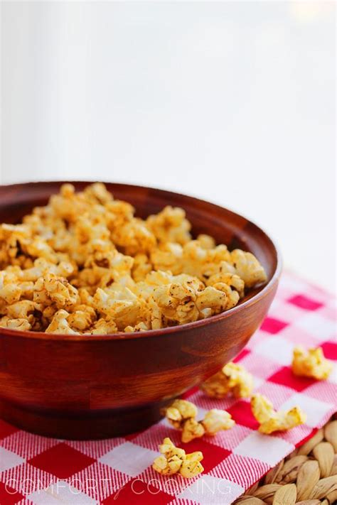 Sweet ‘n Spicy Brown Butter Popcorn The Comfort Of Cooking