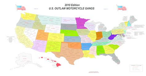 Motorcycle Club Territory Map