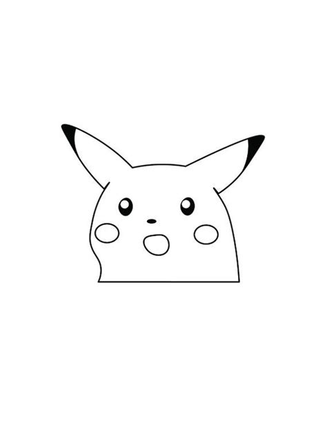 Outline Images Of Pikachu You Will Have A Basic Outline To Draw