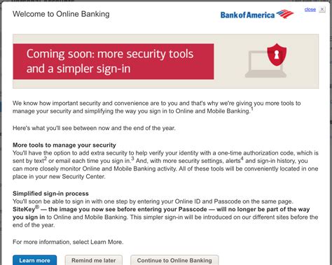 We can't process your request. On Bank of America online banking, user name works but on ...