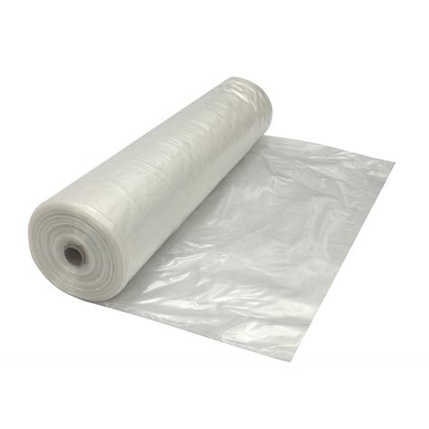 Poly Cover Plastic Sheeting 10 Wide 6mil Clear Construction Plastic Supply