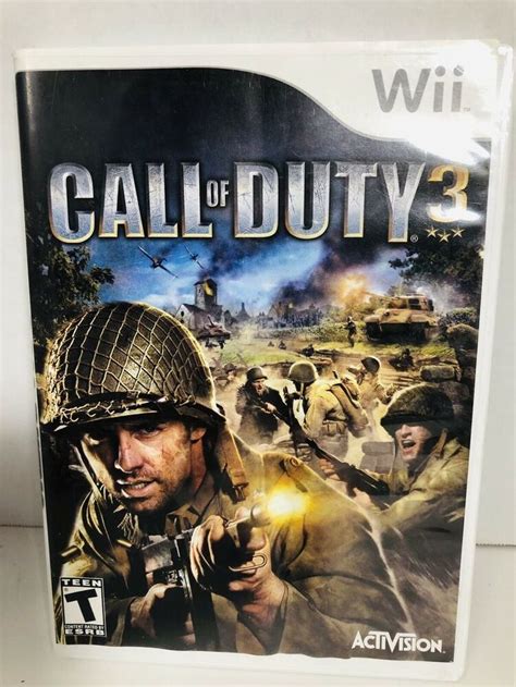 Call Of Duty 3 Nintendo Wii 2006 For Sale Online Ebay Call Of