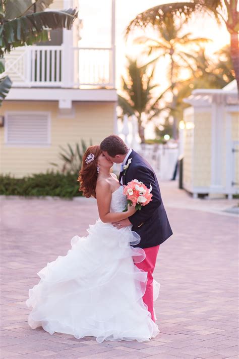 What do the florida keys mean to you? A Preppy, Coral and Navy Wedding at Southernmost on the ...