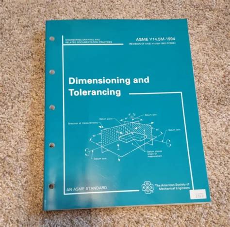 Dimensioning And Tolerancing Asme Y145m 1994 Engineering Drawing