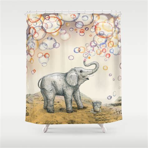 Elephant Shower Curtains Society6