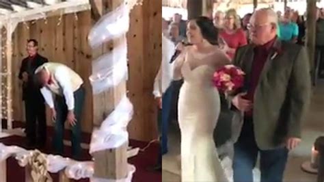 bride sings touching elvis song down the aisle leaves groom in tears national globalnews ca