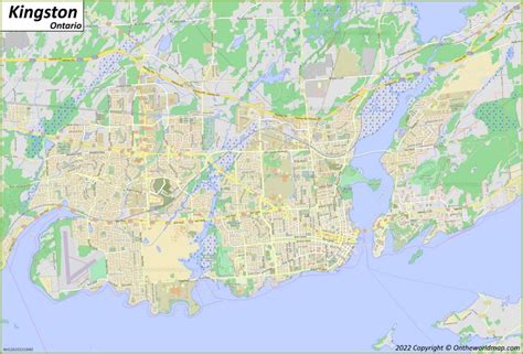 Kingston Map Ontario Canada Detailed Maps Of Kingston