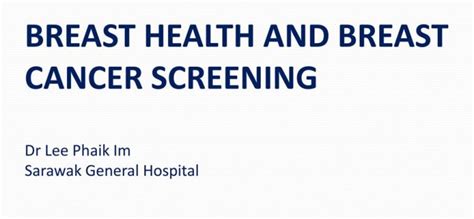 Breast Health And Breast Cancer Screening Timberland Medical Centre