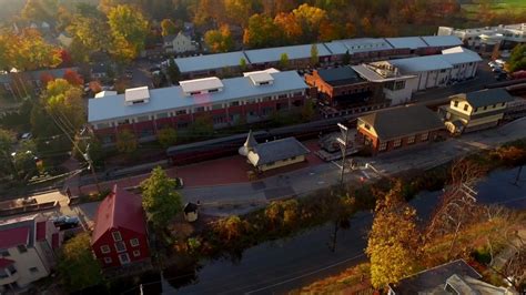 Aerial Footage Of Downtown New Hope Bucks County Youtube