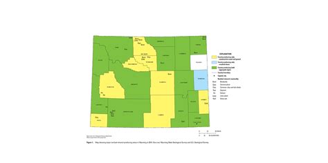 Mineral Commodity Producing Areas Of Wyoming In 2014 Us Geological