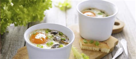 Oeufs Cocotte Traditional Egg Dish From France