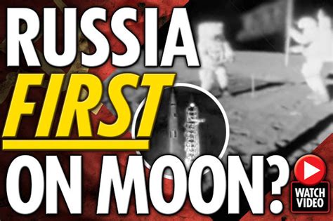 first moon landing fake claims video proves russia beat us apollo 11 daily star