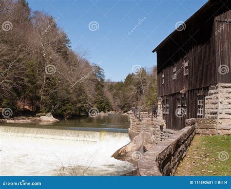 Portersville Pennsylvania Usa 4 20 2018 Mcconnells Mill Grist Mill