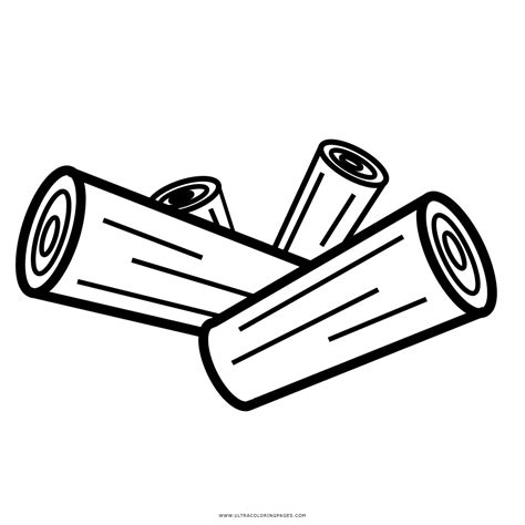 Logs Coloring Page Ultra Coloring Pages